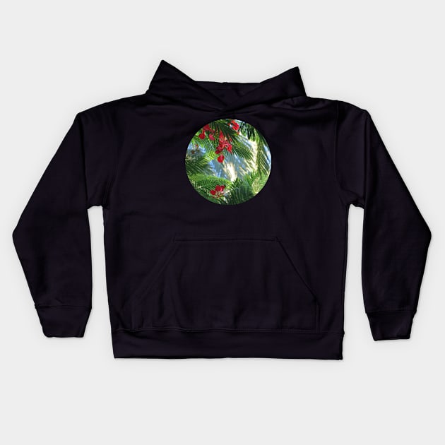 Tropical Paradise Kids Hoodie by Kraina